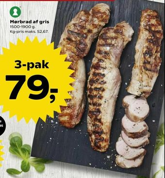 SuperBrugsen Mørbrad af gris tilbud