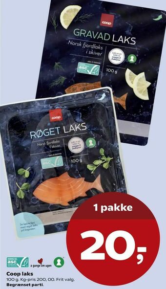 SuperBrugsen Coop laks tilbud