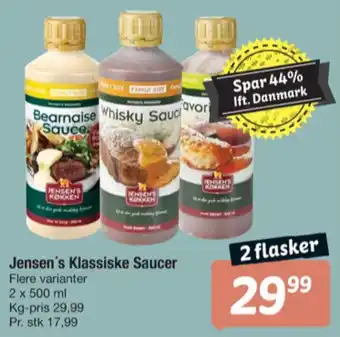 Jensens køkken sauce flydende