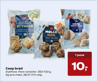 SuperBrugsen Coop brød tilbud
