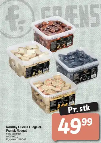 Fakta Tyskland Nordthy fransk nougat peanuts og chokolade tilbud