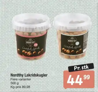 Fakta Tyskland Nordthy lakridskugler stærke tilbud