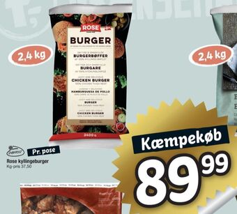 Fakta Tyskland Rose kyllingeburger tilbud