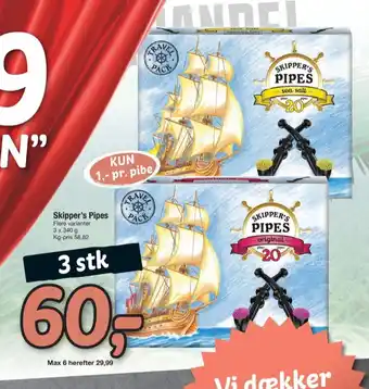 Skippers pipes lakrids seasalt