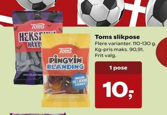 SuperBrugsen Toms slikpose tilbud