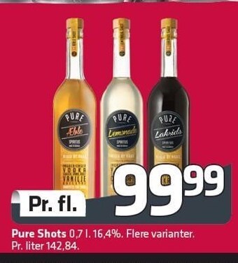 Fleggaard Pure shots - Flere varianter tilbud