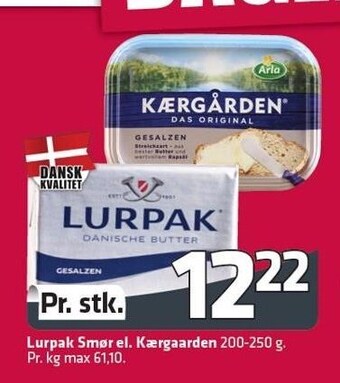 Lurpak Smør el. Kærgaarden