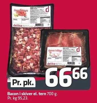 Fleggaard Bacon i skiver el. tern tilbud