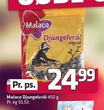 Fleggaard Malaco Djungelvrål tilbud