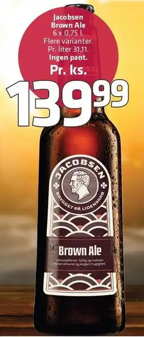 Fleggaard Jacobsen Brown Ale tilbud