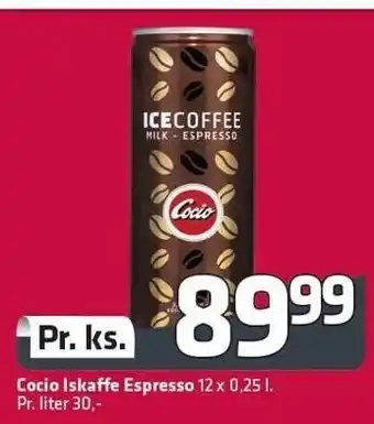 Fleggaard Cocio iskaffe espresso tilbud