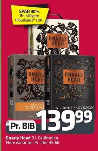 Fleggaard Gnarly Head tilbud