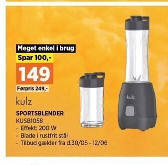 Power Sportsblender tilbud