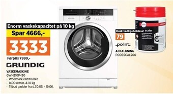 Power Vaskemaskine tilbud