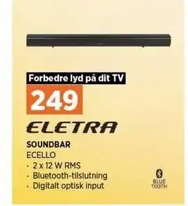Power Electra Soundbar Ecello tilbud