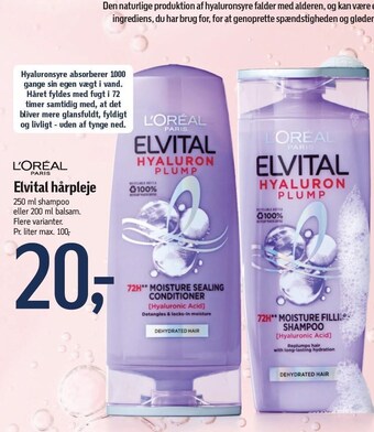 Føtex Elvital hårpleje tilbud