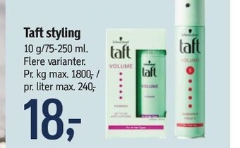 Føtex Taft styling tilbud