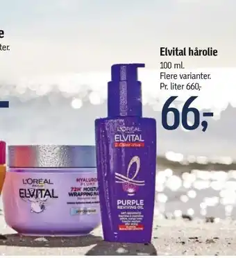 Føtex Elvital hårolie tilbud