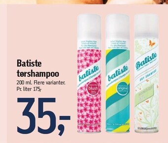 Føtex Batiste tørshampoo tilbud