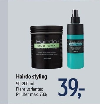 Hairdo styling