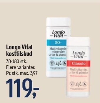Føtex longo vital kosttilskud tilbud