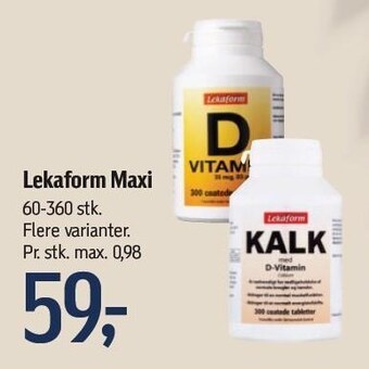 Føtex Lekaform maxi tilbud
