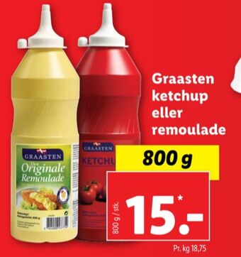 Lidl Graasten ketchup tilbud