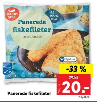 Lidl Ocean sea fiskefileter tilbud