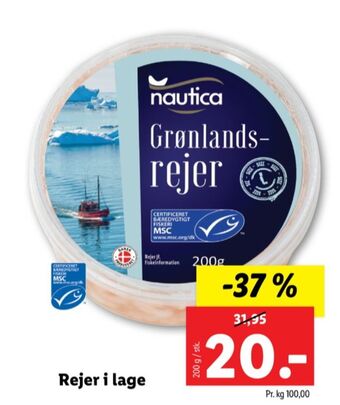 Lidl Nautica rejer tilbud