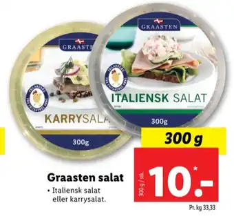 Lidl Graasten italiensk salat tilbud