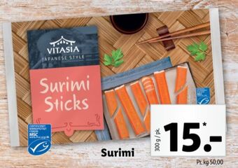 Lidl Vitasia surimi tilbud