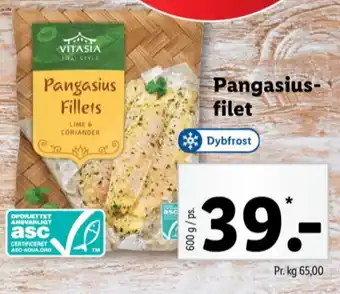 Lidl Vitasia pangasiusfilet tilbud