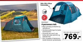 Lidl Rocktrail telt tilbud
