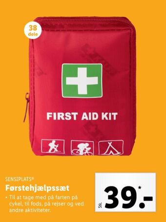 Lidl Sensiplast førstehjælpskasse tilbud