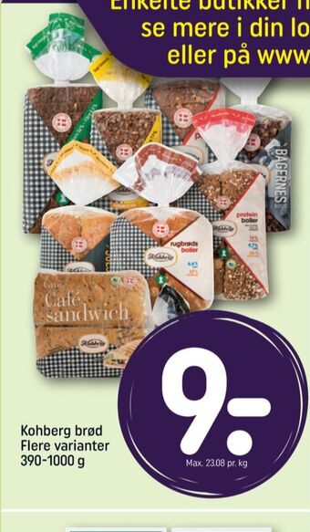 REMA 1000 Café sandwich grov sandwichbrød tilbud