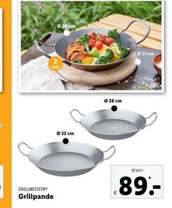 Lidl Grillmeister grillpande tilbud
