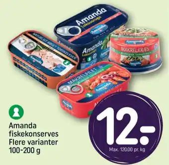 REMA 1000 Amanda makrel tilbud
