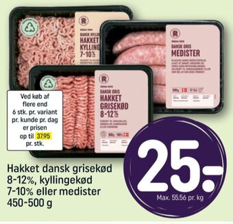 REMA 1000 Rema 1000 hakket grisekød tilbud