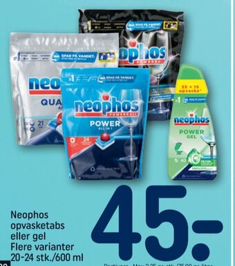 Neophos maskinopvask-tabs