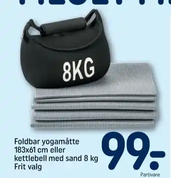 REMA 1000 Dove yogamåtte tilbud