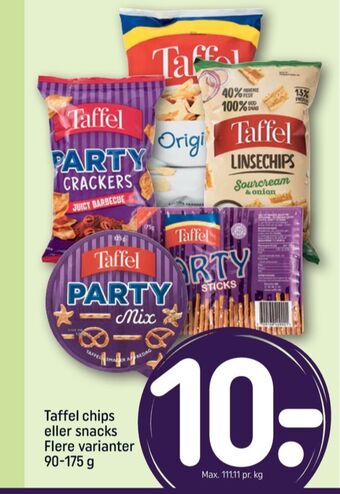 REMA 1000 Taffel snacks tilbud