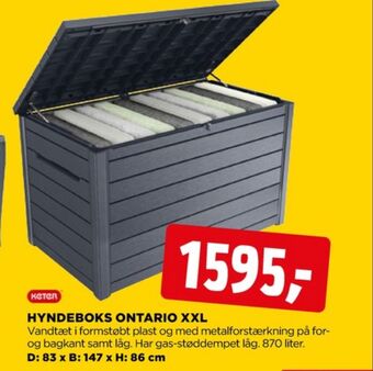 jem & fix Keter hyndeboks tilbud