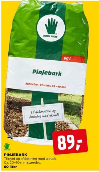 jem & fix Grønne fingre dækbark tilbud