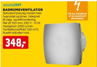 jem & fix Seasonsvent ventilator tilbud