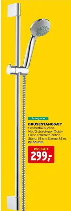 jem & fix Hansgrohe brusestangsæt tilbud
