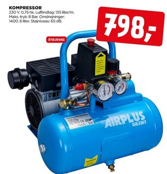 jem & fix Airplus kompressor tilbud