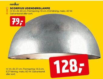 jem & fix Scorpius væglampe tilbud