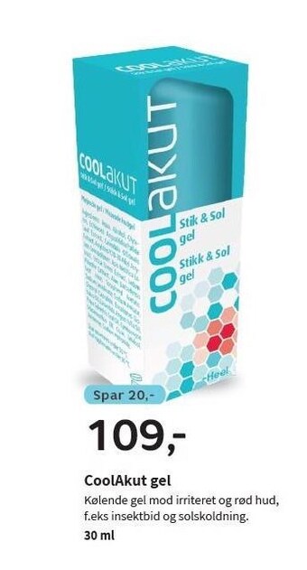 Helsam CoolAkut gel tilbud