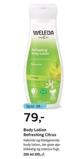Body Lotion Refreshing Citrus