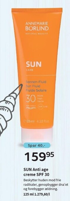 Helsam SUN Anti age creme SPF 30 tilbud